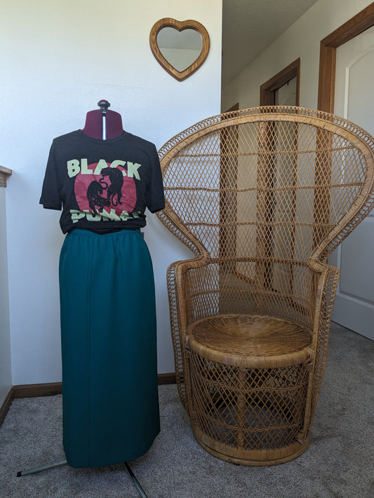 1980s teal skirt Skirt Rad Bonnie's Vintage