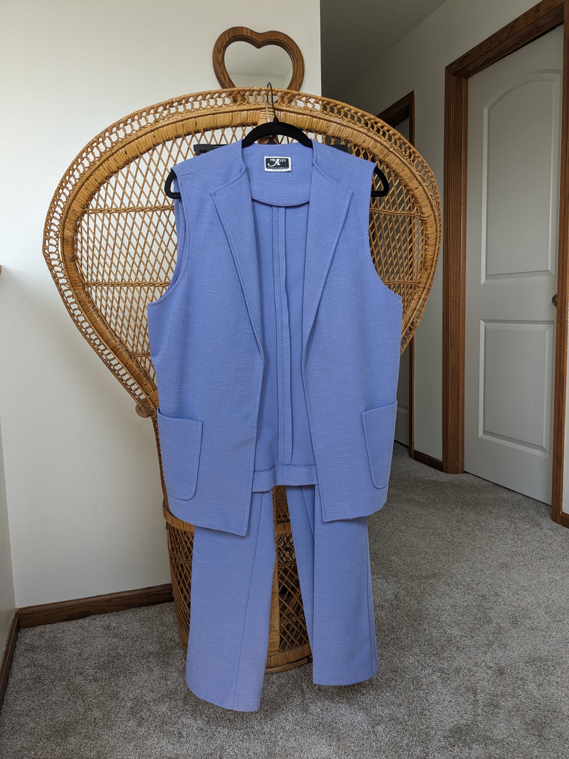 1970s periwinkle set Set Rad Bonnie's Vintage