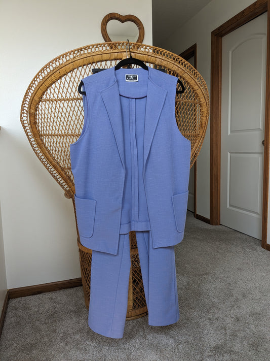 1970s periwinkle set Set Rad Bonnie's Vintage