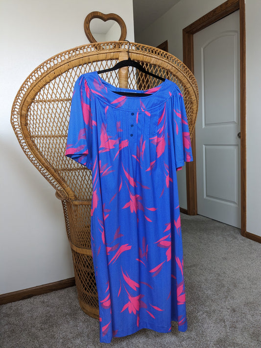 1970s technicolor dress Dress Rad Bonnie's Vintage