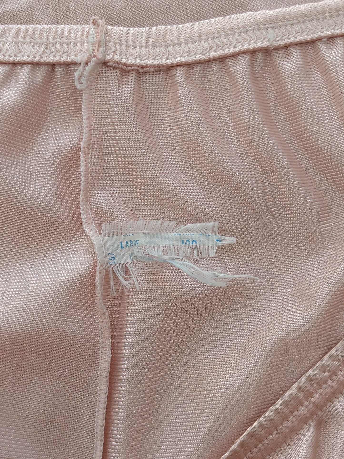 1970s Vanity Fair blush nylon pajama pants Pajamas Rad Bonnie's Vintage