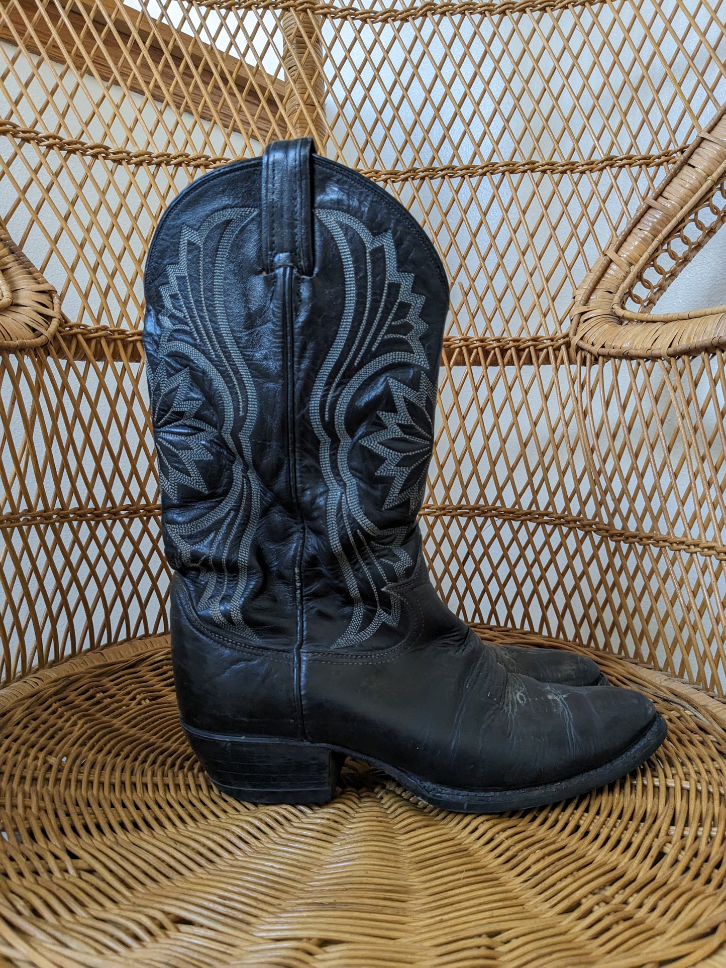 1970s Tony Lama black label boots Boots Rad Bonnie's Vintage