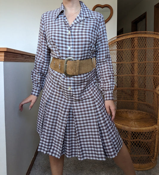 1960s gingham dress Dress Rad Bonnie's Vintage