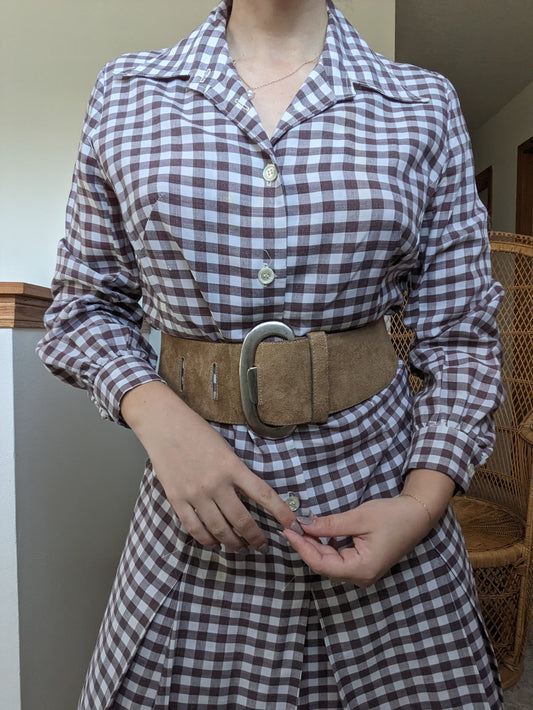 1960s gingham dress Dress Rad Bonnie's Vintage