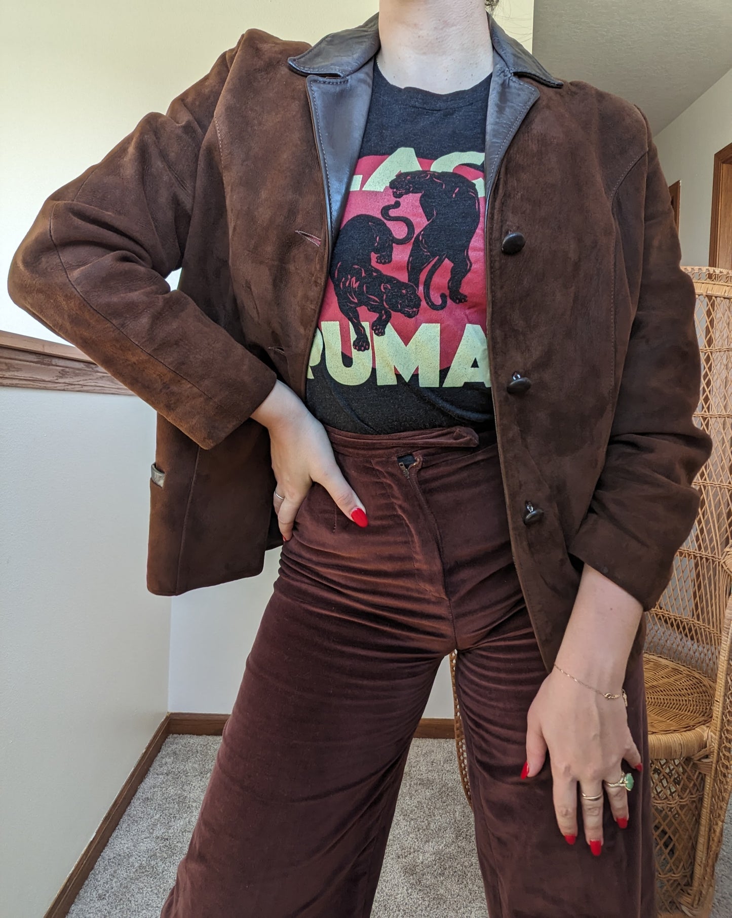 1960s suede jacket