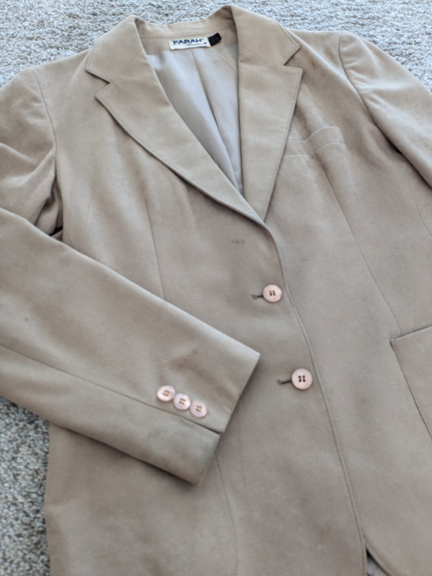 1970s suede blazer