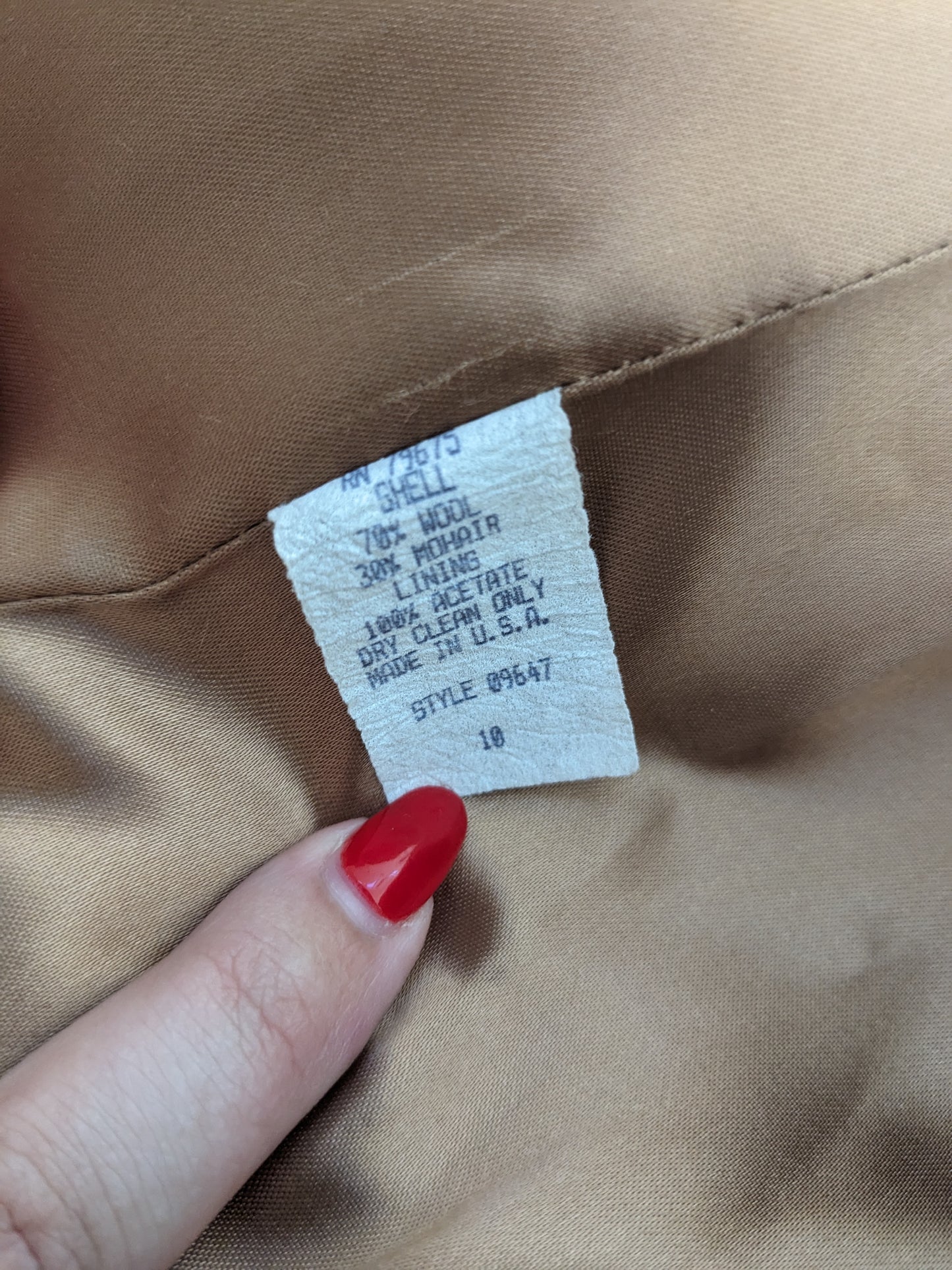 1970s Halston coat