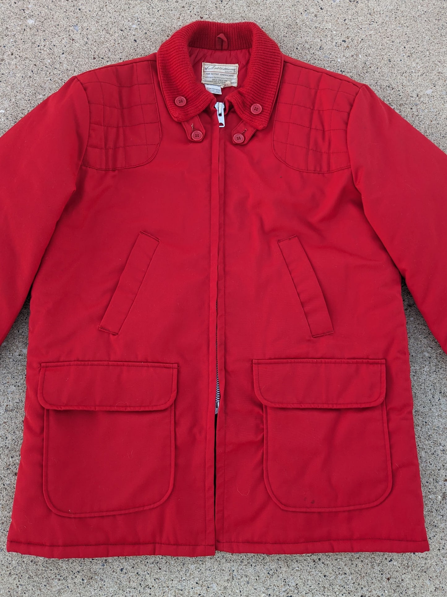 1960s quilted coat