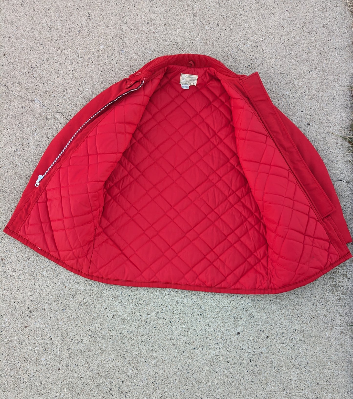 1960s quilted coat