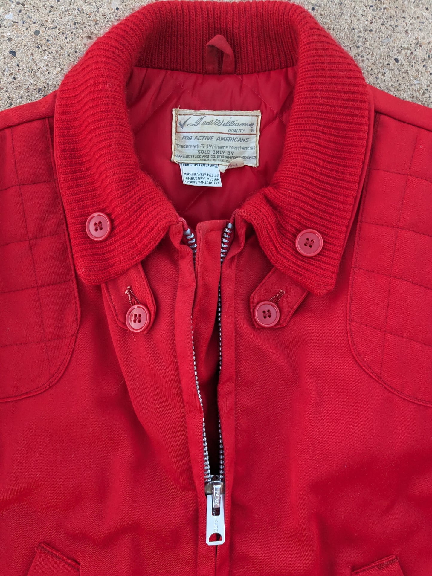 1960s quilted coat