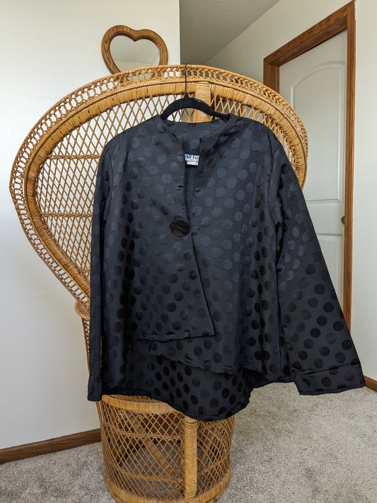 1980s mod polka dot swing jacket Jacket Rad Bonnie's Vintage