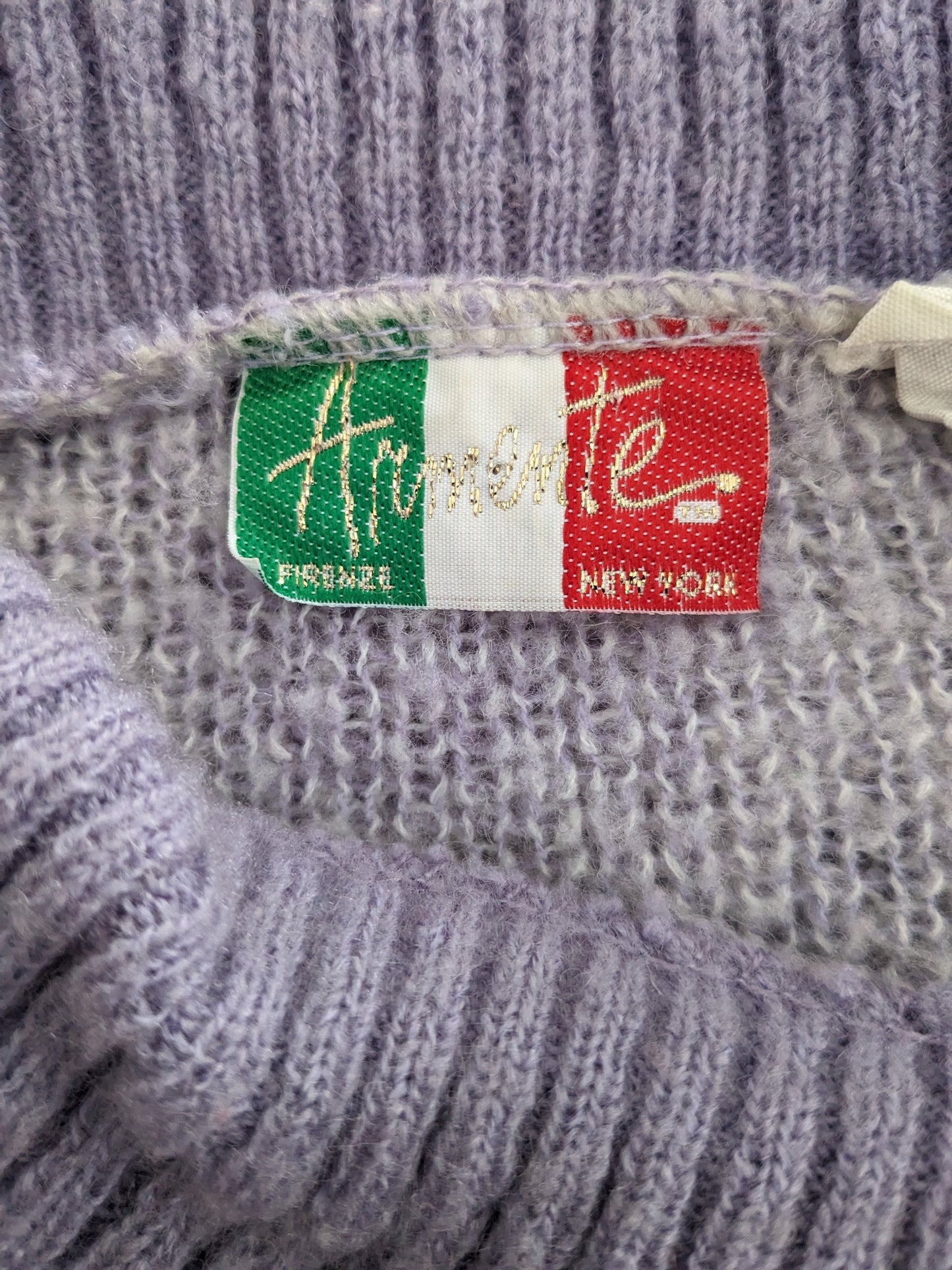 1980s lavender cowl sweater Sweater Rad Bonnie's Vintage