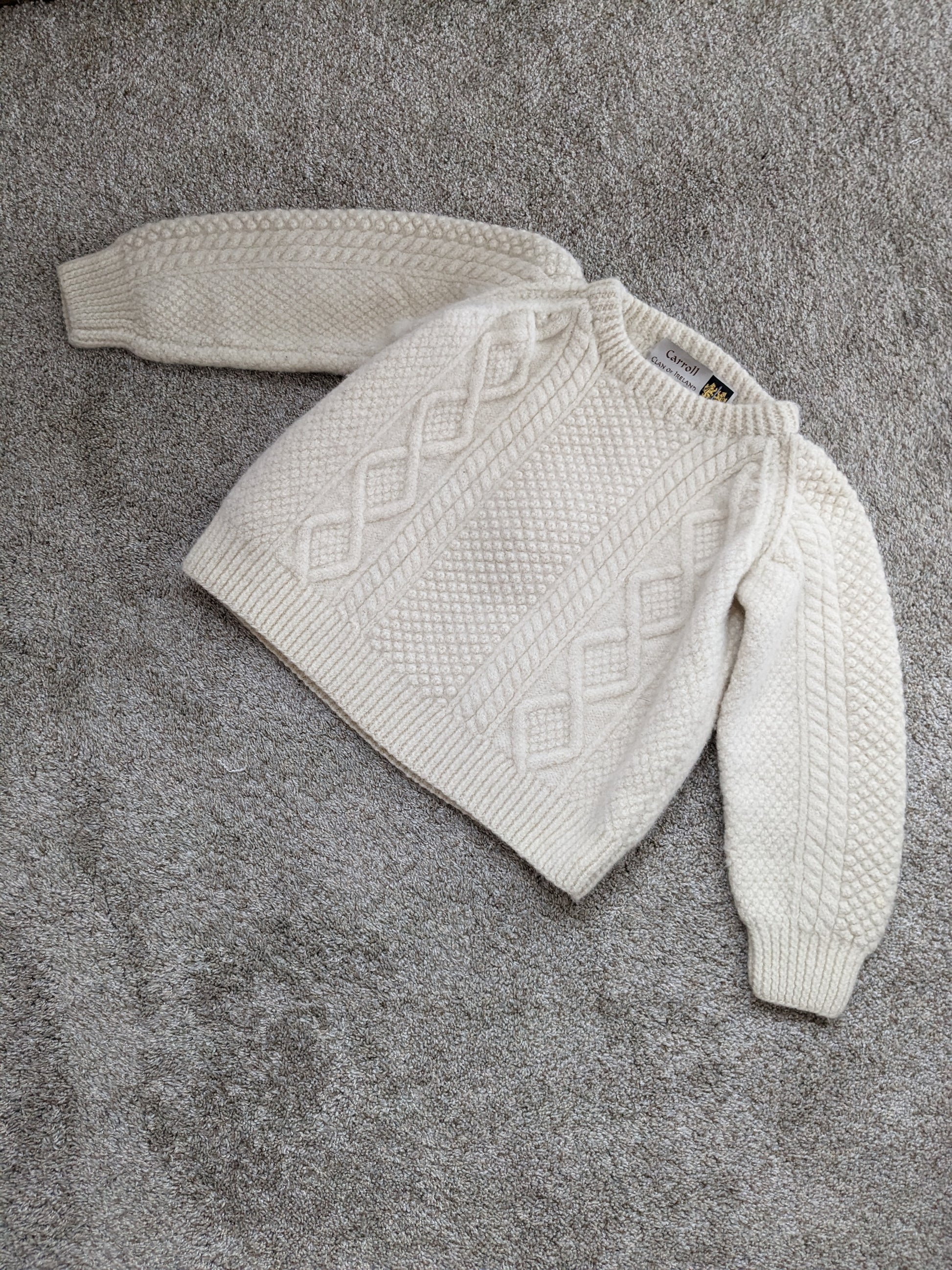 Modern Irish-made merino sweater Sweater Rad Bonnie's Vintage
