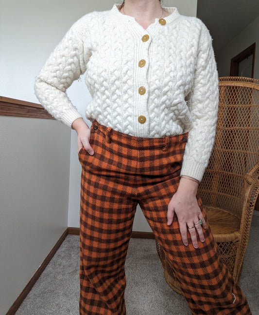 Modern Irish-made merino cardigan Cardigan Rad Bonnie's Vintage