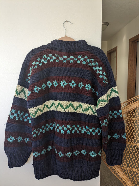 1990s Ecuadorian chunky sweater Sweater Rad Bonnie's Vintage