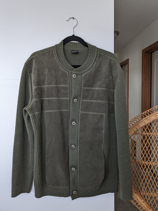1970s Italian-made olive green sweater Sweater Rad Bonnie's Vintage