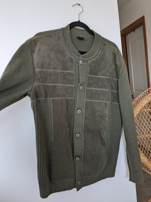1970s Italian-made olive green sweater Sweater Rad Bonnie's Vintage