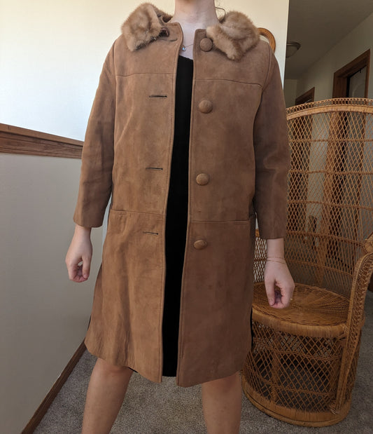 1960s buttery soft suede leather jacket Jacket Rad Bonnie's Vintage