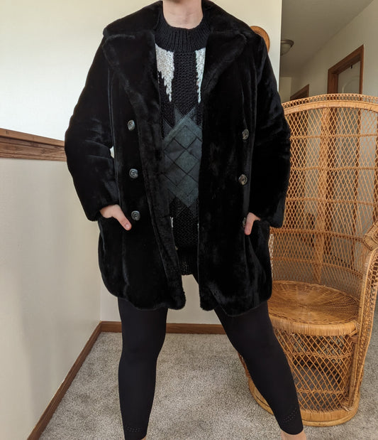 1970s faux fur jacket Jacket Rad Bonnie's Vintage