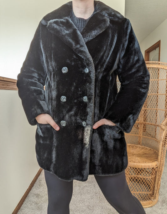 1970s faux fur jacket Jacket Rad Bonnie's Vintage
