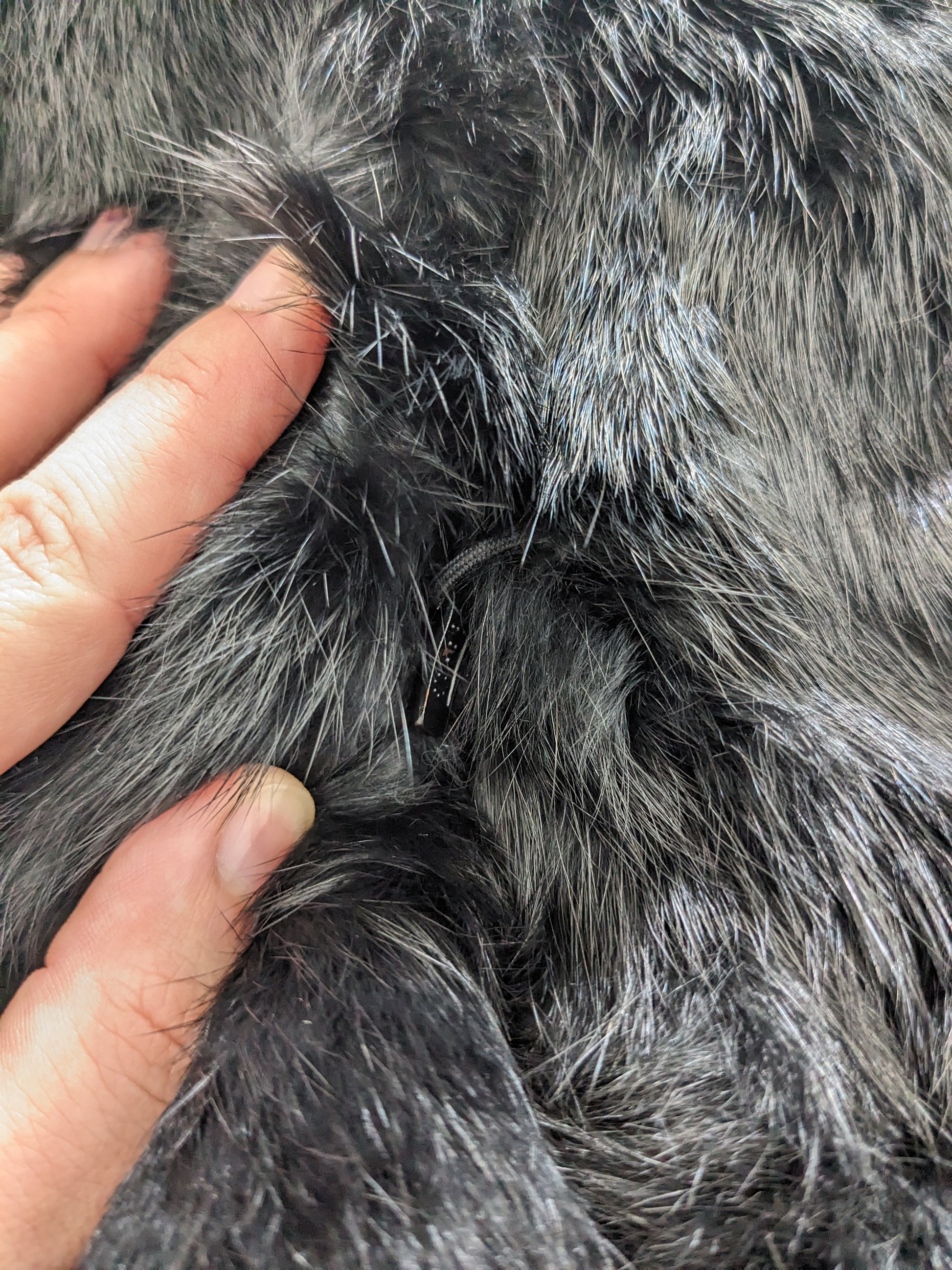 1980s black fur coat Coat Rad Bonnie's Vintage