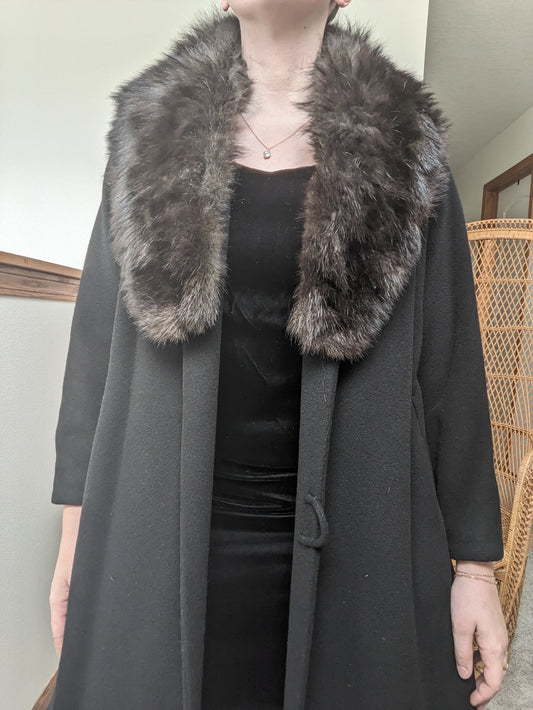 1950s cashmere swing coat Coat Rad Bonnie's Vintage