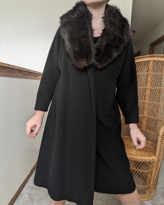 1950s cashmere swing coat Coat Rad Bonnie's Vintage