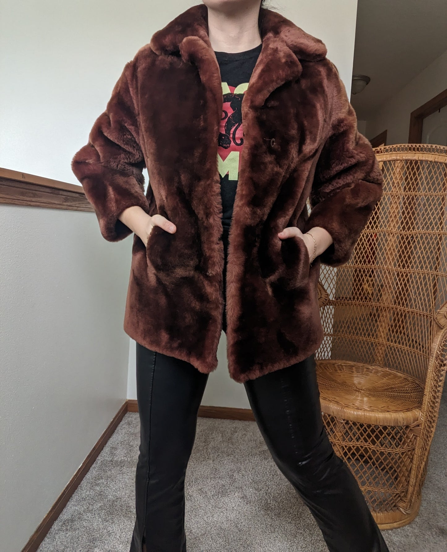1950s fur coat