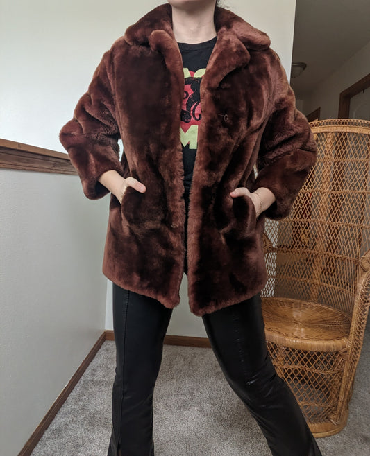 1950s fur coat Coat Rad Bonnie's Vintage