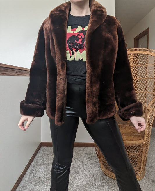 1950s union made fur coat Coat Rad Bonnie's Vintage