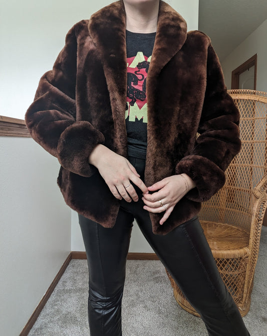1950s union made fur coat Coat Rad Bonnie's Vintage