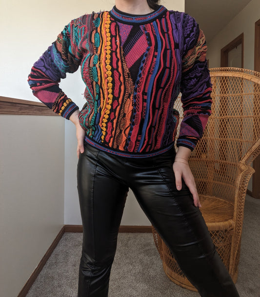 1990s Coogi style sweater Sweater Rad Bonnie's Vintage