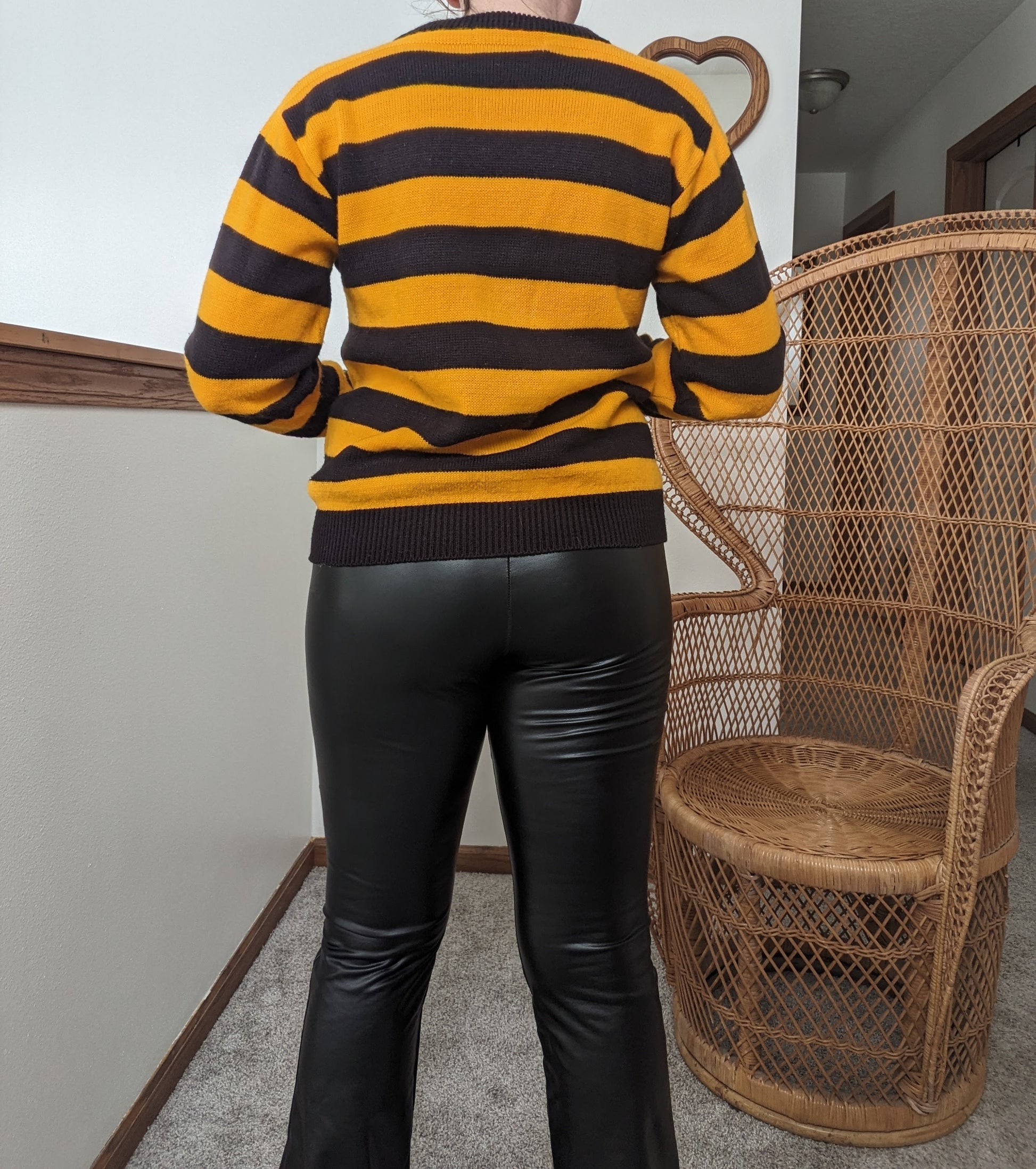 1960s bumblebee striped sweater Rad Bonnie's Vintage