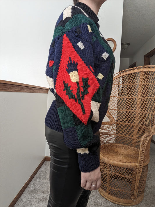 1980s geometric sweater Sweater Rad Bonnie's Vintage
