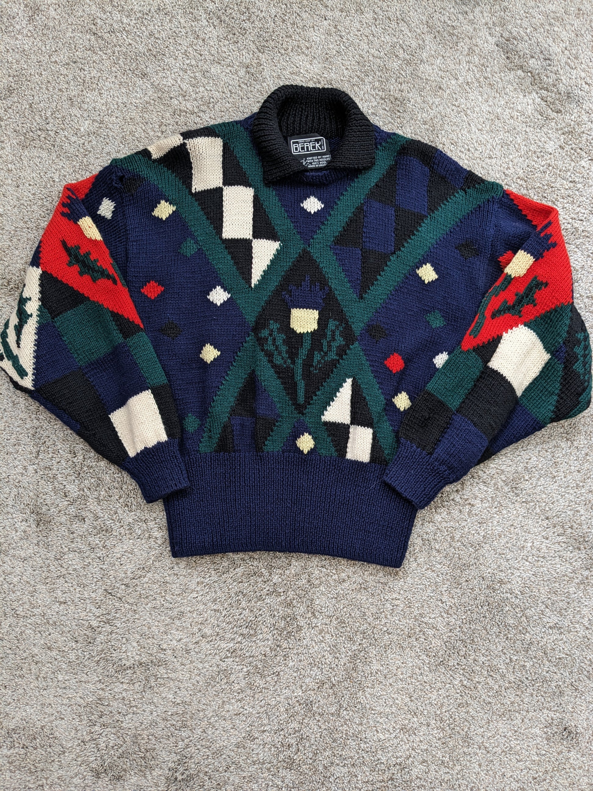 1980s geometric sweater Sweater Rad Bonnie's Vintage