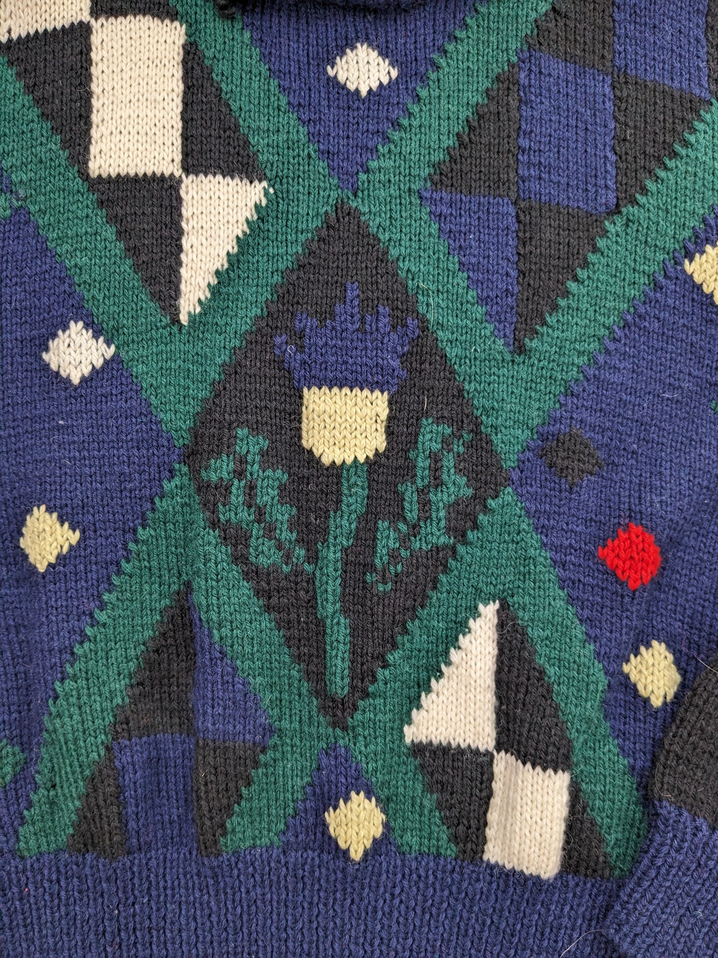 1980s geometric sweater Sweater Rad Bonnie's Vintage