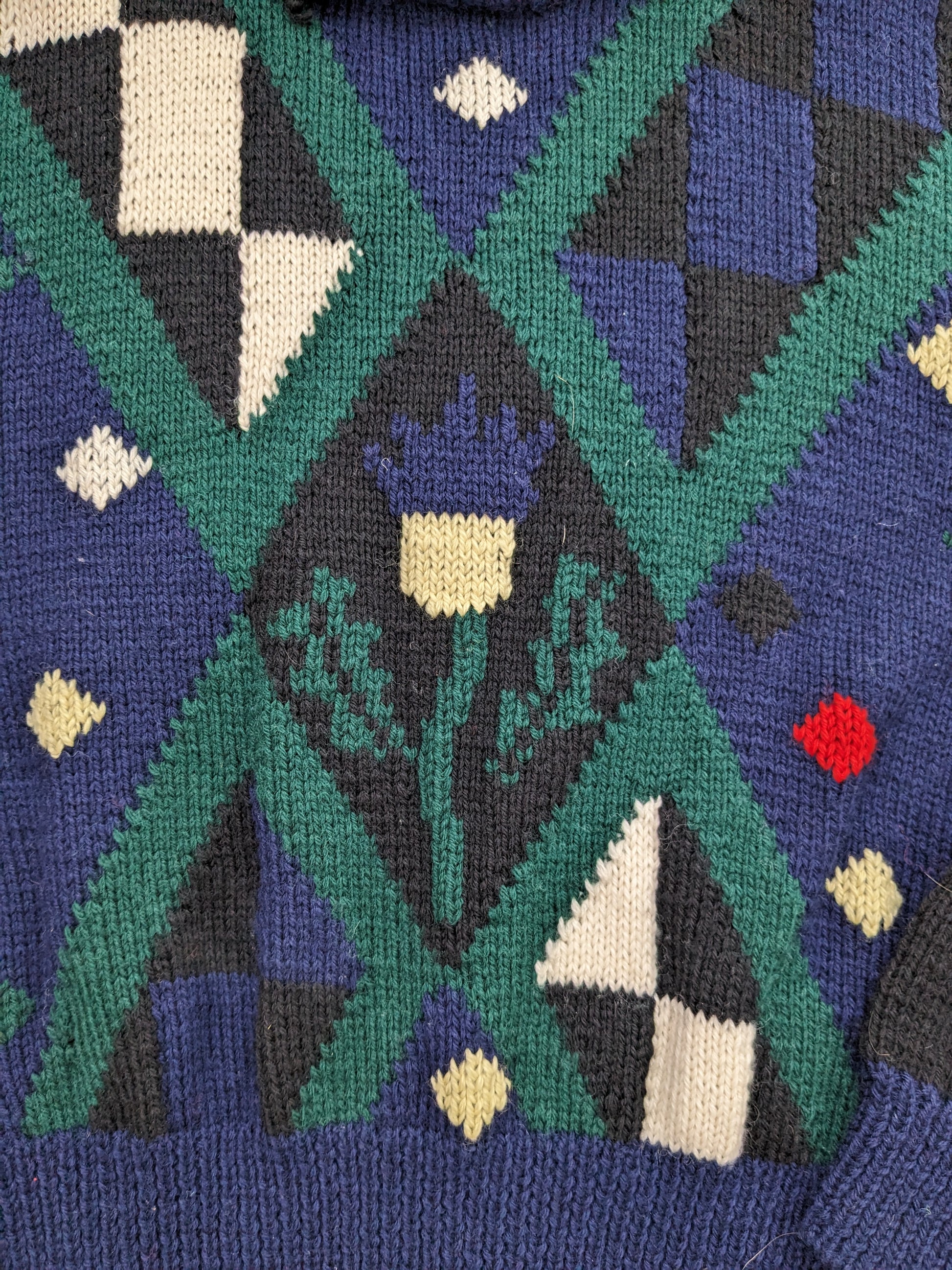 1980s geometric sweater Sweater Rad Bonnie's Vintage