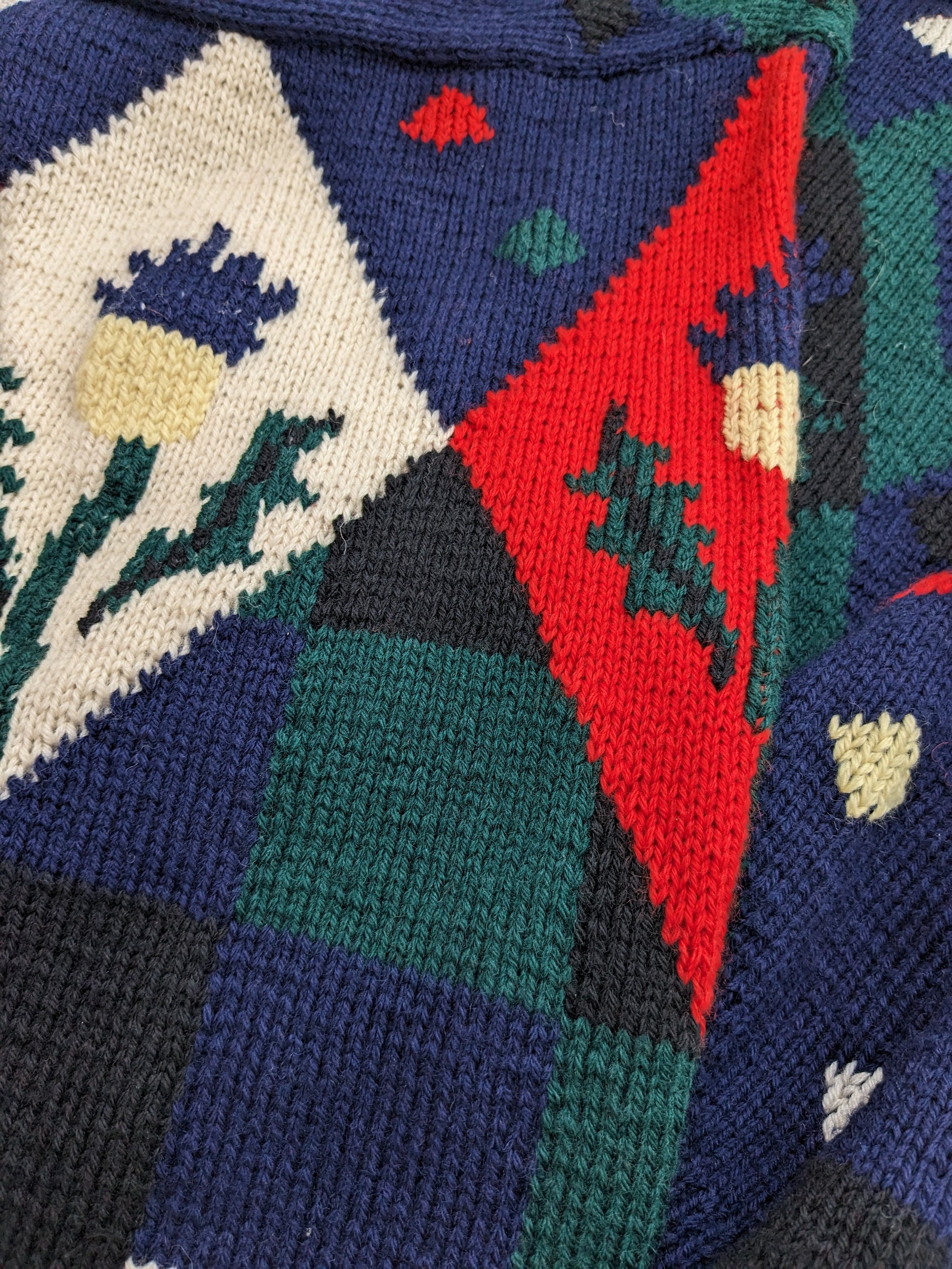1980s geometric sweater Sweater Rad Bonnie's Vintage