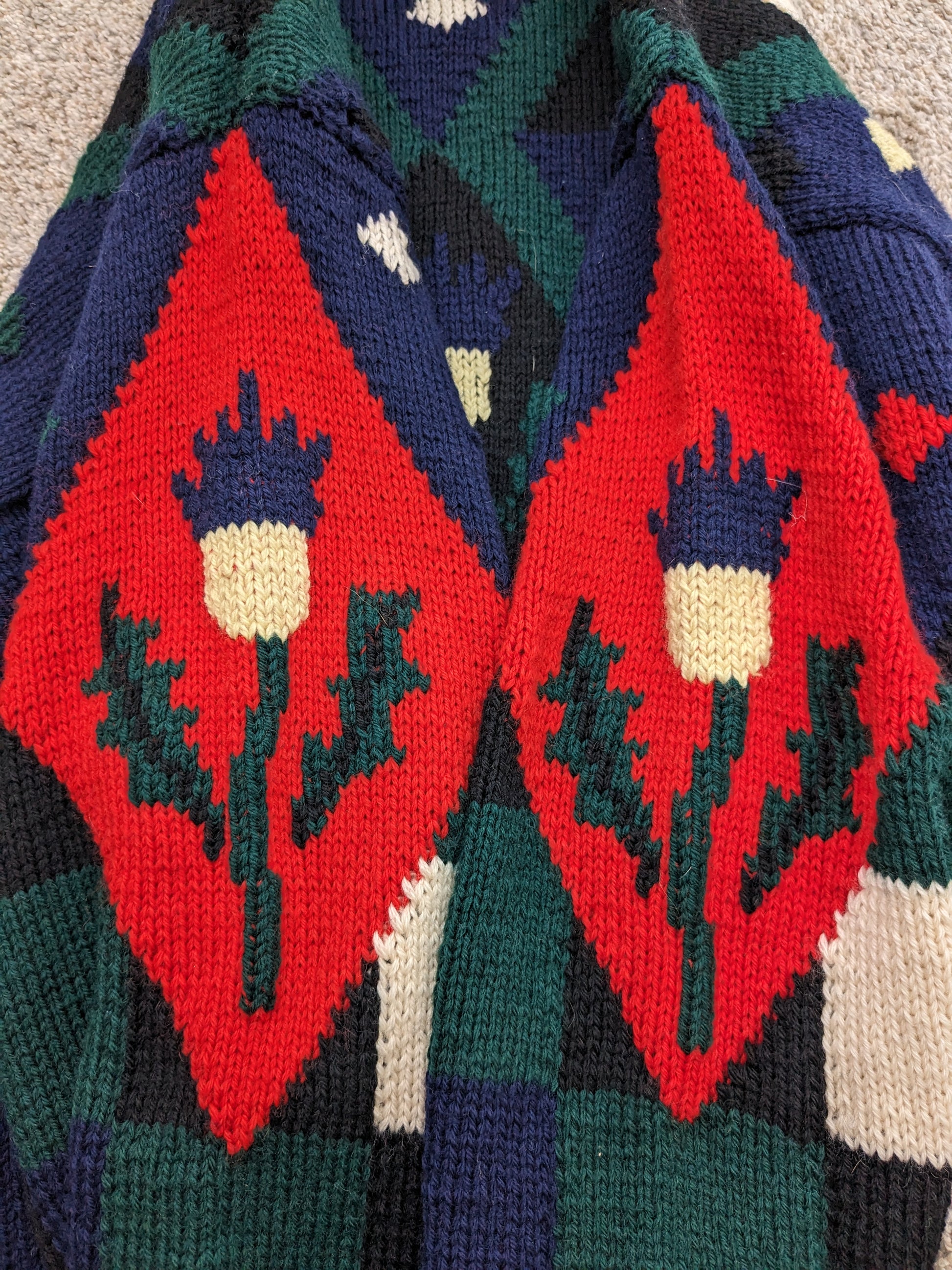 1980s geometric sweater Sweater Rad Bonnie's Vintage