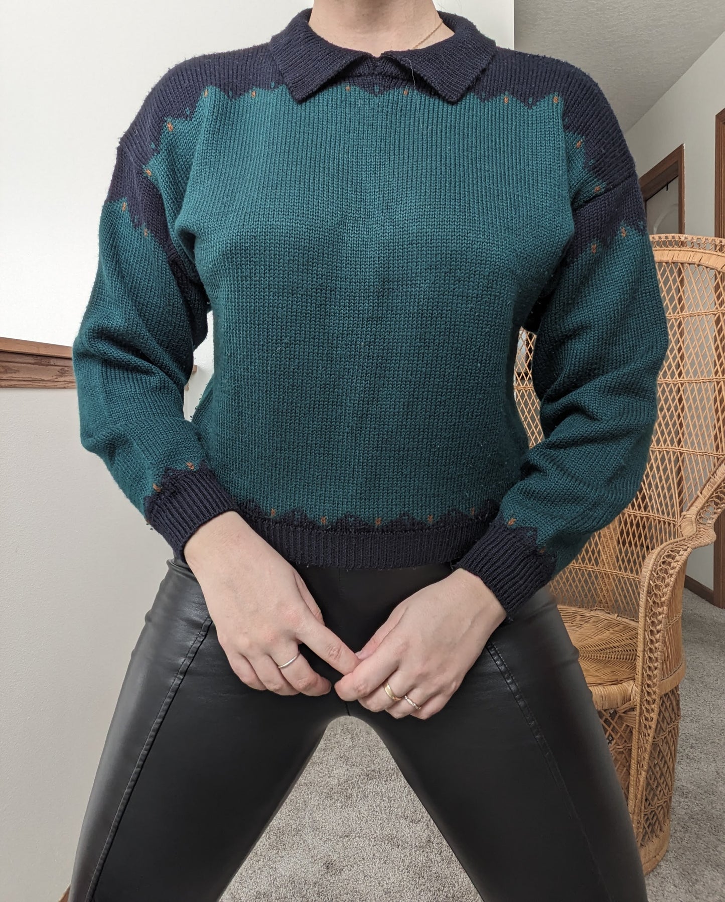 1980s collared sweater Sweater Rad Bonnie's Vintage