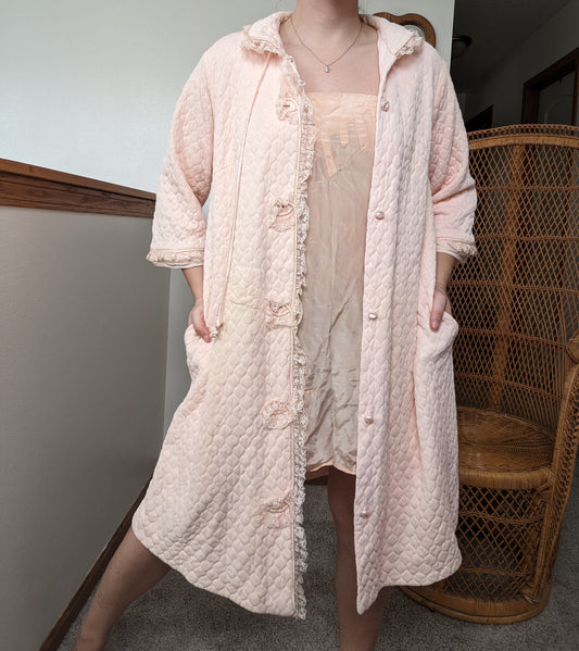 1950s ballet pink robe Robe Rad Bonnie's Vintage