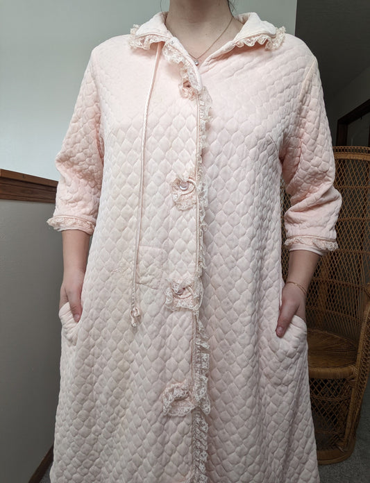 1950s ballet pink robe Robe Rad Bonnie's Vintage