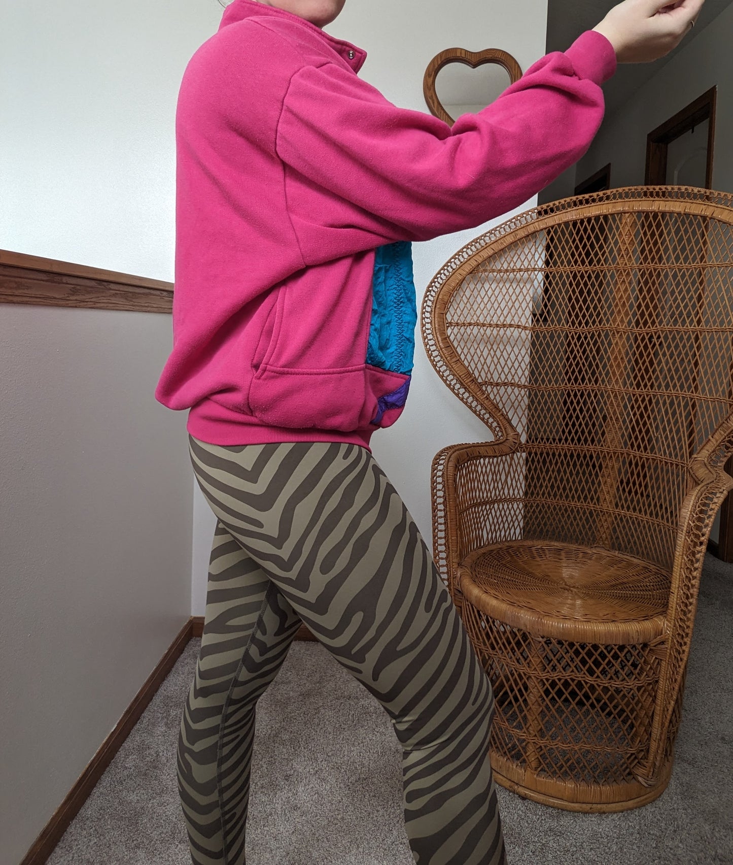 1980s pink sweatshirt