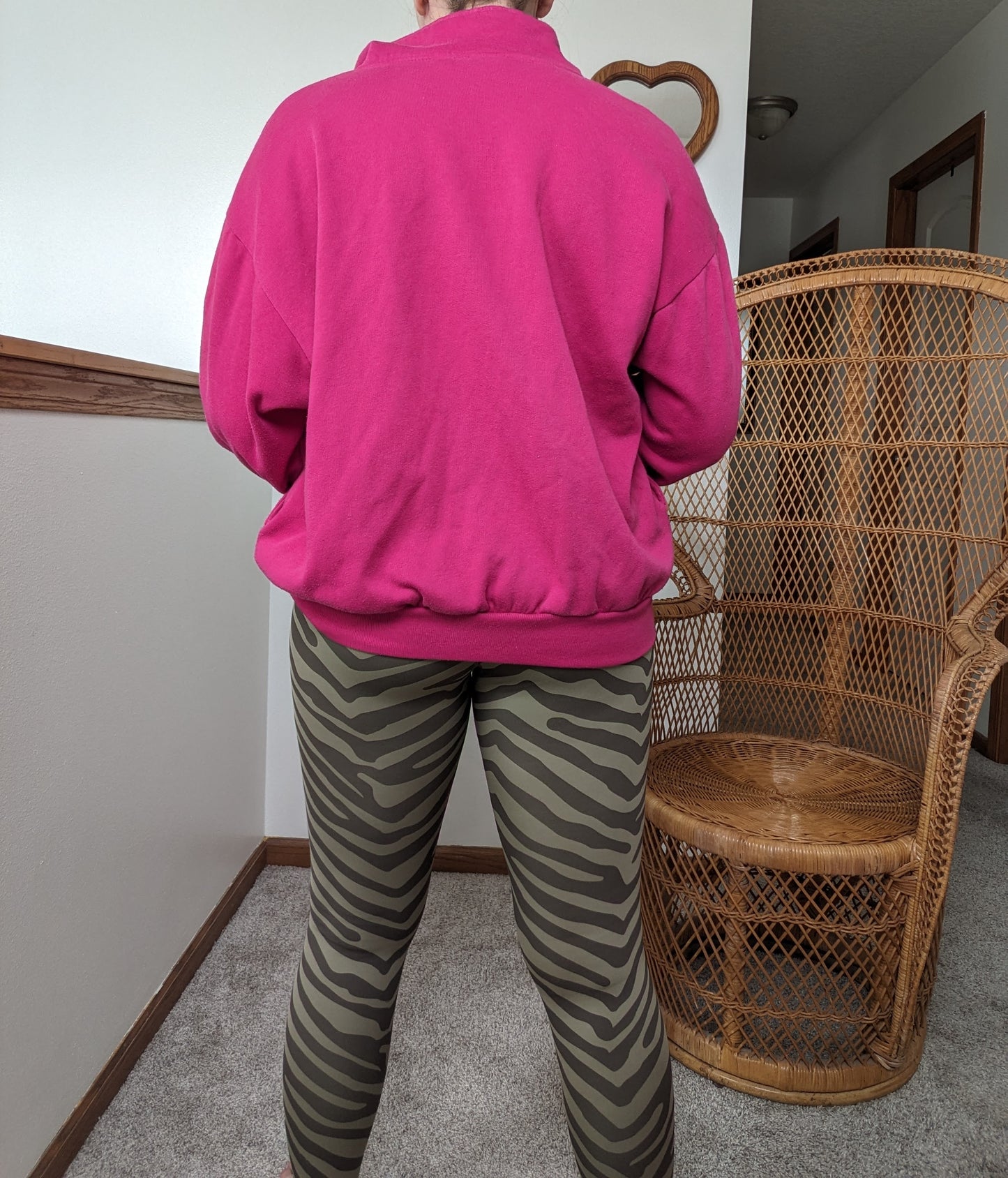1980s pink sweatshirt