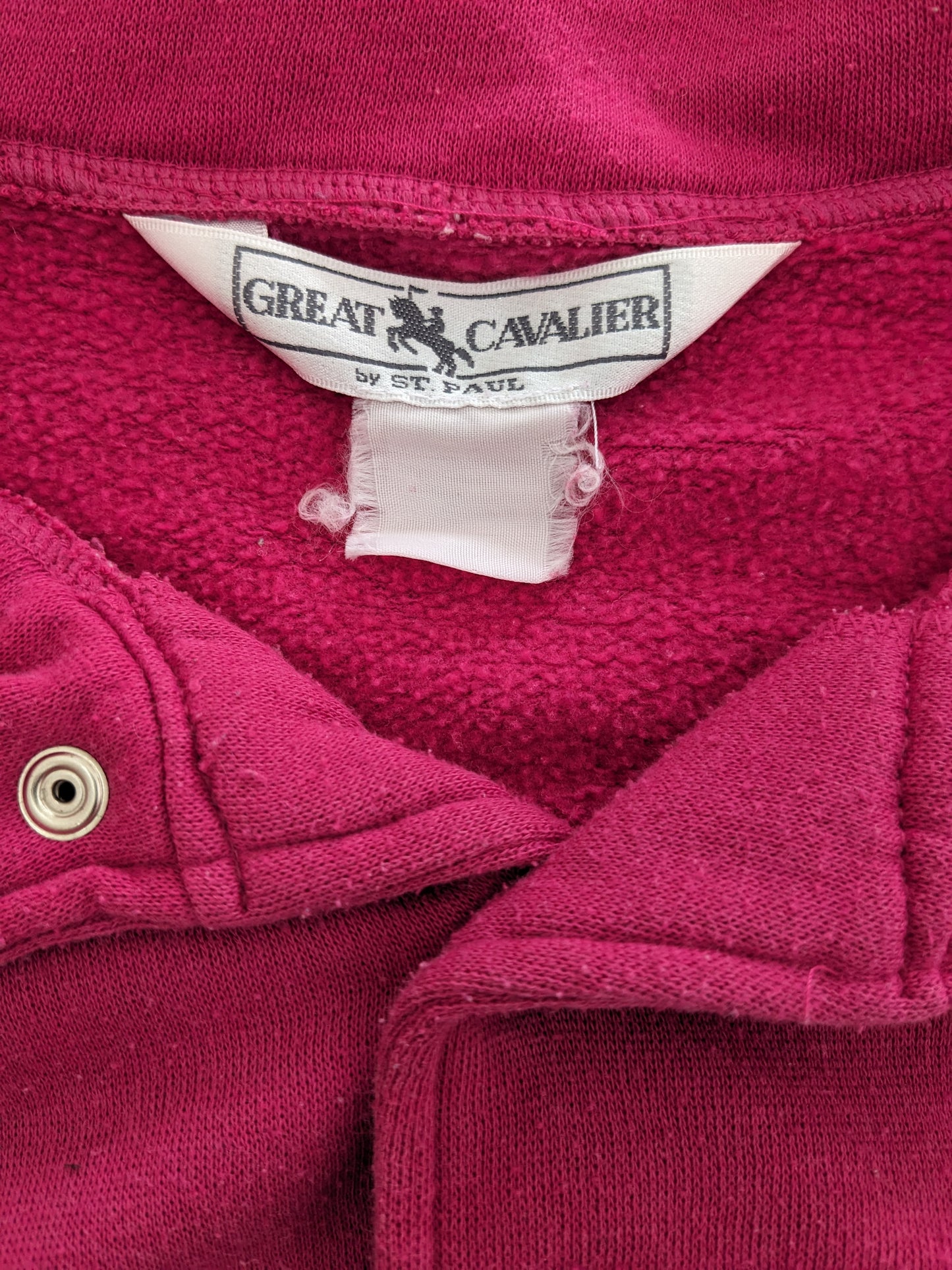 1980s pink sweatshirt