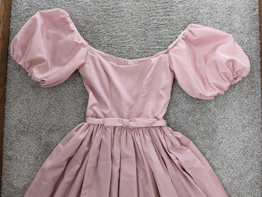 1980s pink princess dress Dress Rad Bonnie's Vintage