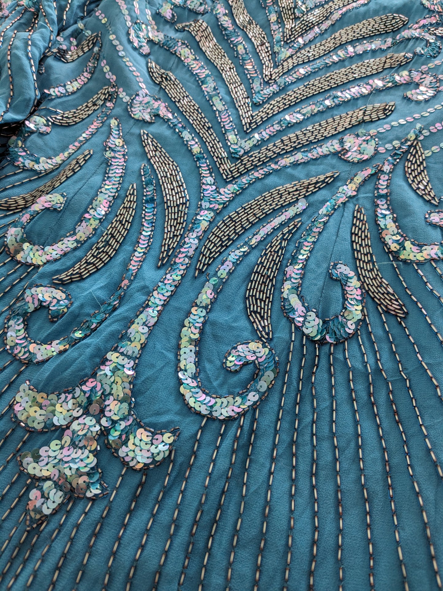 1980s sequin cocktail dress