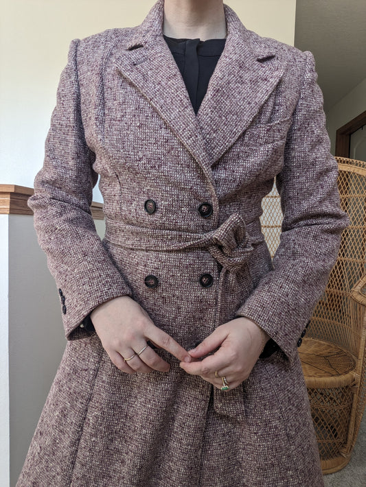 1960s tweed princess coat Coat Rad Bonnie's Vintage