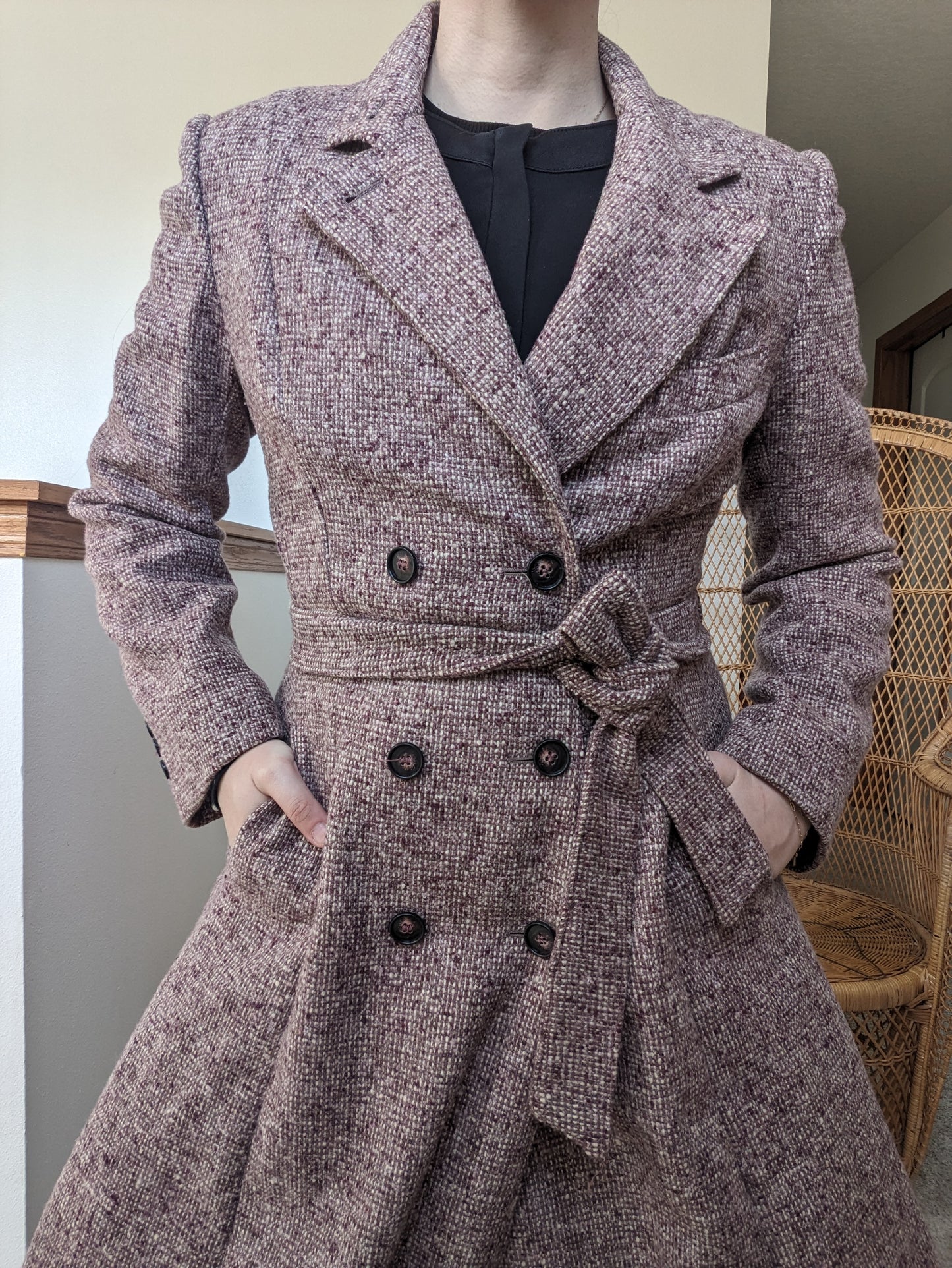 1960s tweed princess coat Coat Rad Bonnie's Vintage