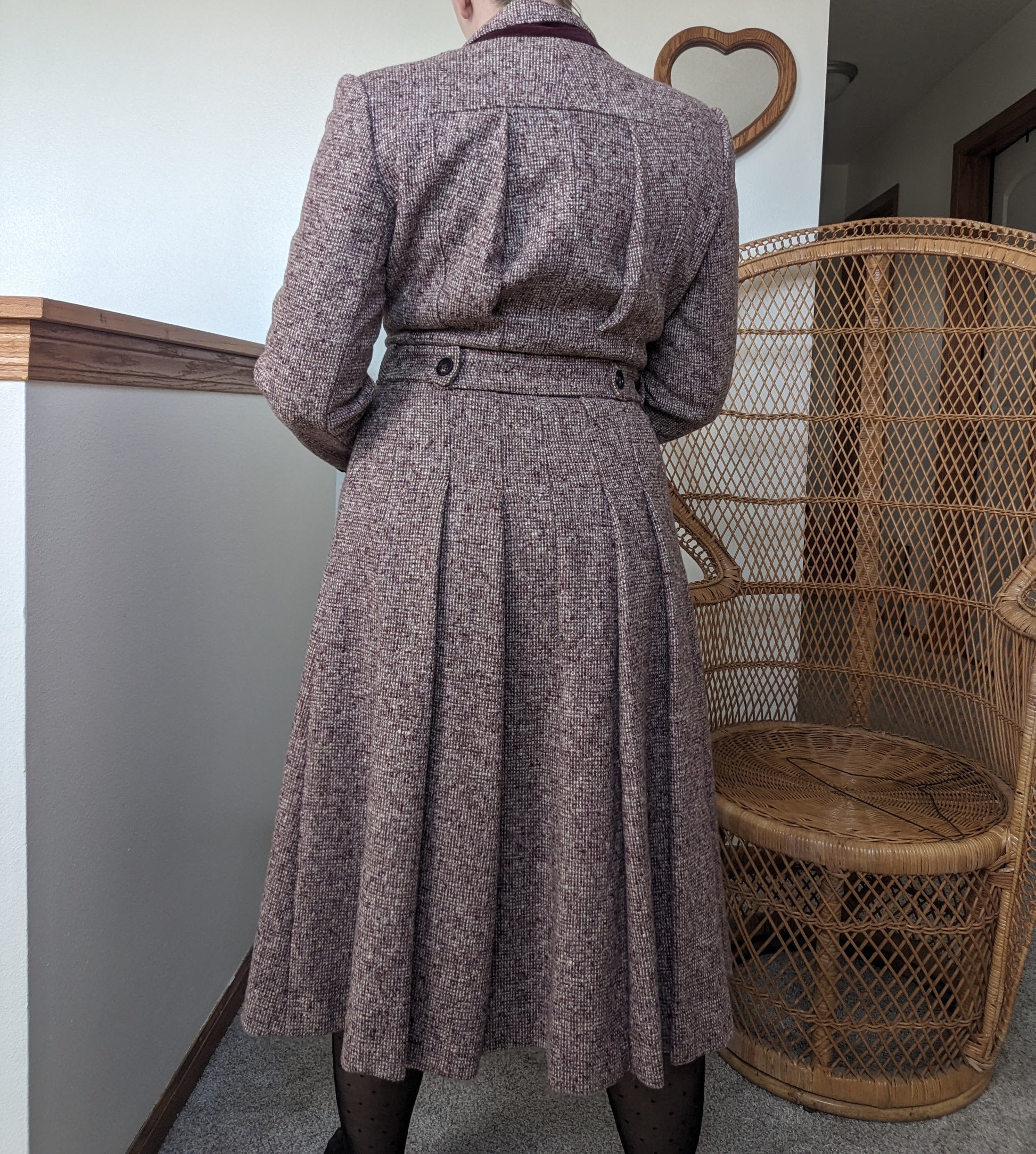 1960s tweed princess coat Coat Rad Bonnie's Vintage